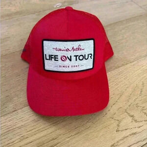 Travis Mathew Life On Your SnapBack Hat Red